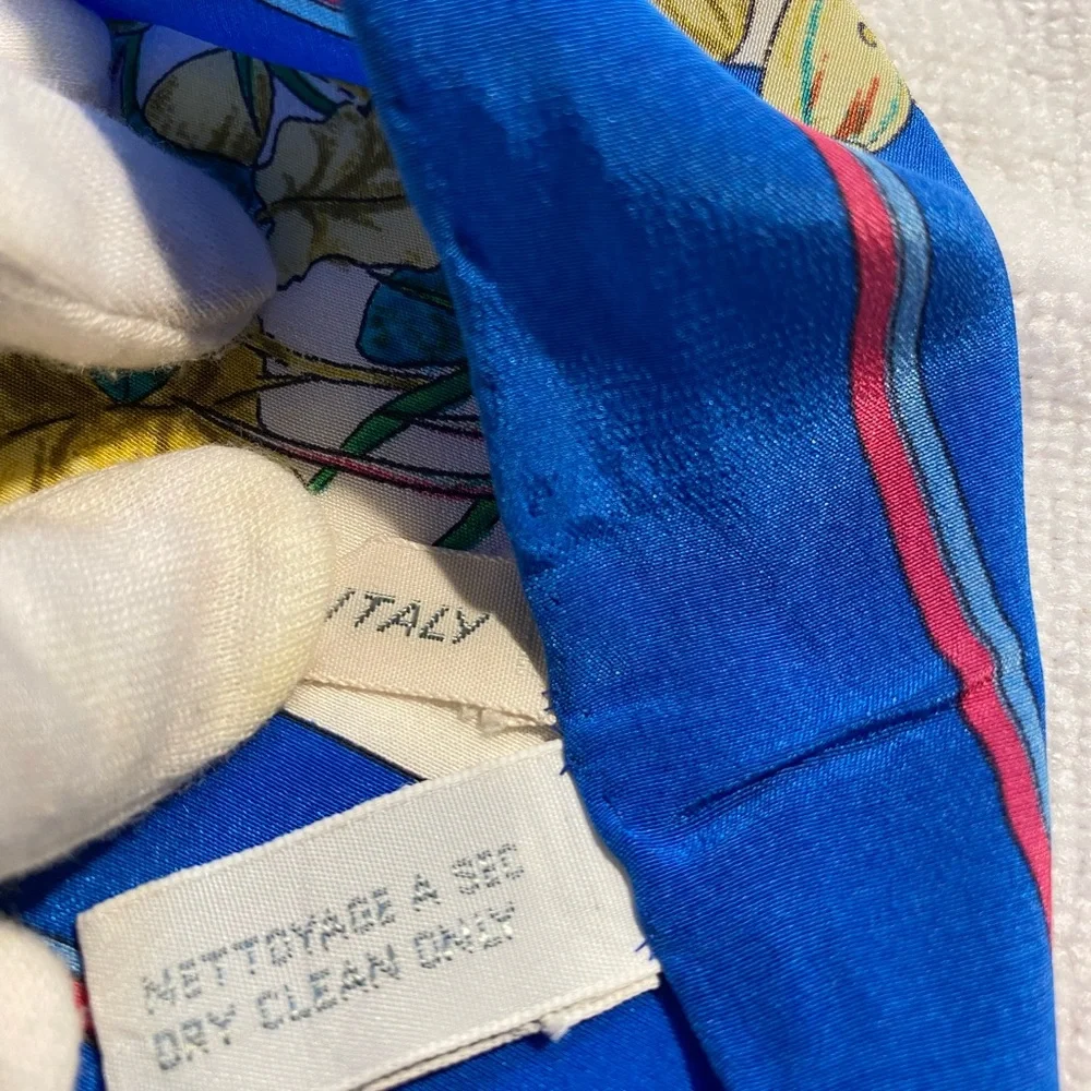 Christian Dior scarf 100% silk scarf -Authentic